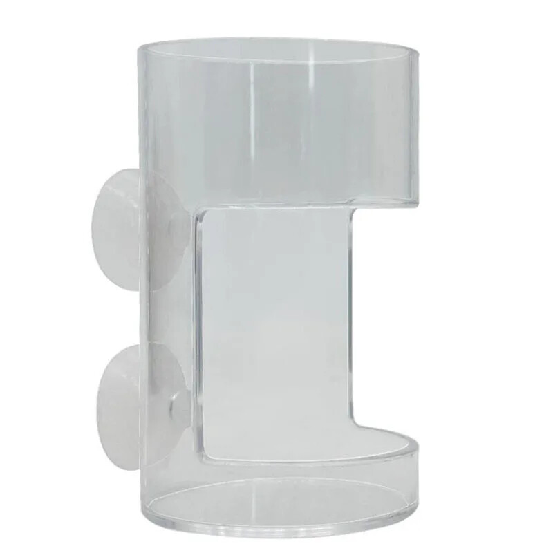 Naujas akvariumo šėrimo žiedas žuvų bako stotis Plaukiojantis maisto padėklas tiektuvas kvadratinio apskritimo akvariumo priedas su siurbimo puodeliu