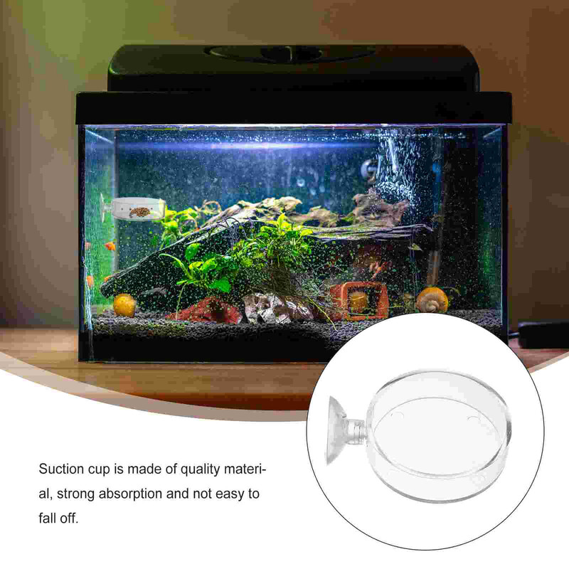 4 buc. Bol pentru hrănire aerian Tavă pentru rezervor de pește Hrănitor pentru acasă Rezervoare pentru acvariu Hrană acril Betta