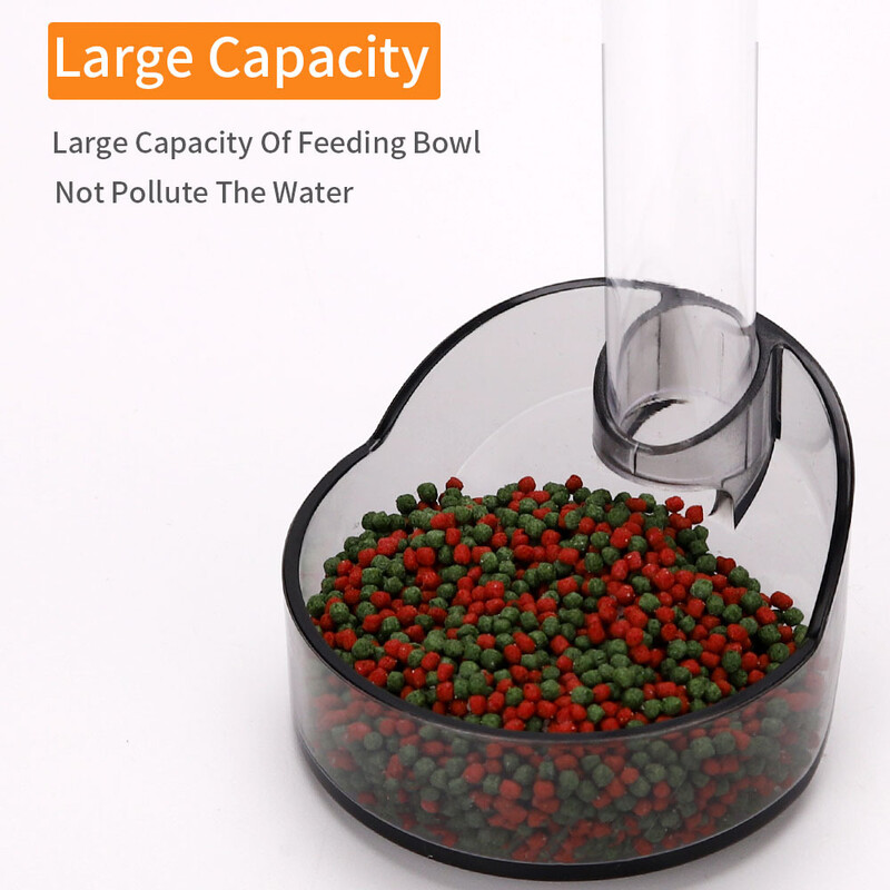 Rezervor de pești de acvariu Hrănitor multifuncțional Hrănire inel de hrănire pentru pești Hrănire în esofag