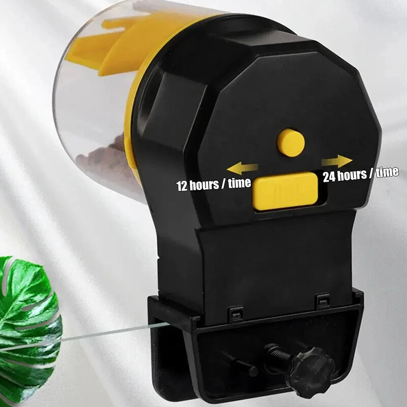 Automaatne kalapaagisöötur Intelligentne ajastus Automaatne söötja akvaariumi kuldkala söötja suure mahutavusega kuldkala akvaariumi söötja