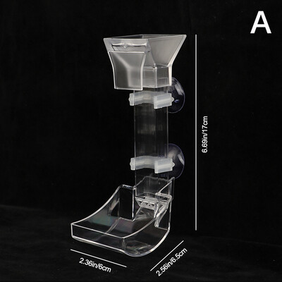 Akvaariumi läbipaistev söötmistoru komplekt akrüül Akvaariumi söötja krevettide söötja söötmismahuti tarvikud tööriistad