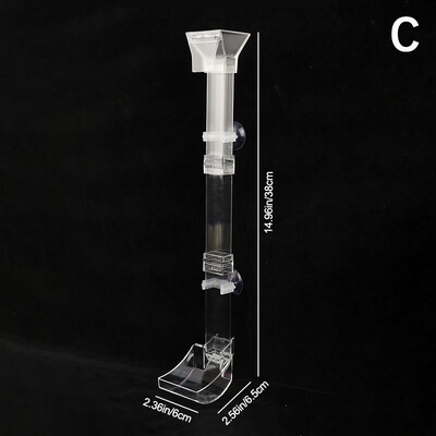 Akvaariumi läbipaistev söötmistoru komplekt akrüül Akvaariumi söötja krevettide söötja söötmismahuti tarvikud tööriistad