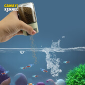 Push-tüüpi kvantifitseerimissöötja Kalatoidu säilituspudel Fishbowl Tool Akvaariumi tarvikud Meduusid Kilpkonn Kuldkala Crap Feeder