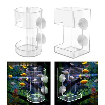 Fish Feeder Ακρυλικό Fish Shrimp Feeder Fish Tank Aquarium Feeding Bowl Floating