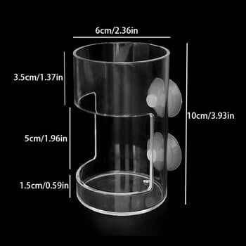 Fish Feeder Ακρυλικό Fish Shrimp Feeder Fish Tank Aquarium Feeding Bowl Floating