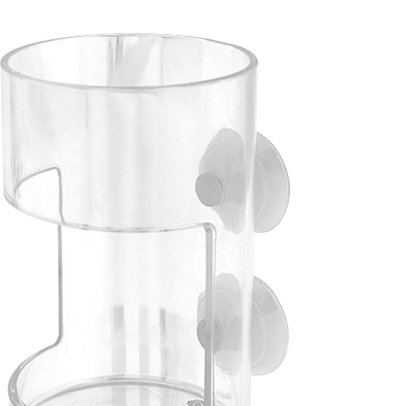 Хранилка за риба Акрилна хранилка за риба скариди Аквариум Купа за хранене Плаваща