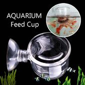 Akvariumo tiektuvas Stiklo pašarų puodelis Raudonas sliekų šėrimo įrankis siurblys gyvas kirmėlės piltuvas žuvų bako maitinimo konteineris Automatinis žuvų tiektuvas