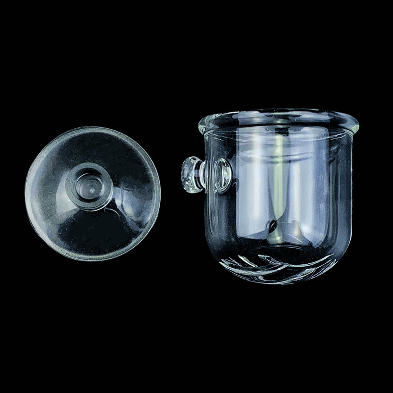 Akvariumo tiektuvas Stiklo pašarų puodelis Raudonas sliekų šėrimo įrankis siurblys gyvas kirmėlės piltuvas žuvų bako maitinimo konteineris Automatinis žuvų tiektuvas