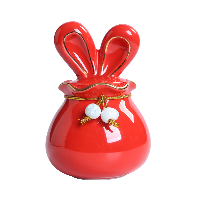 Kerámia hamvasztásos kisállat-urna hamu tárolására, mini kisállat-emlékurna macskahamu számára, állati temetkezési urna, emberi nyulak állati termékek