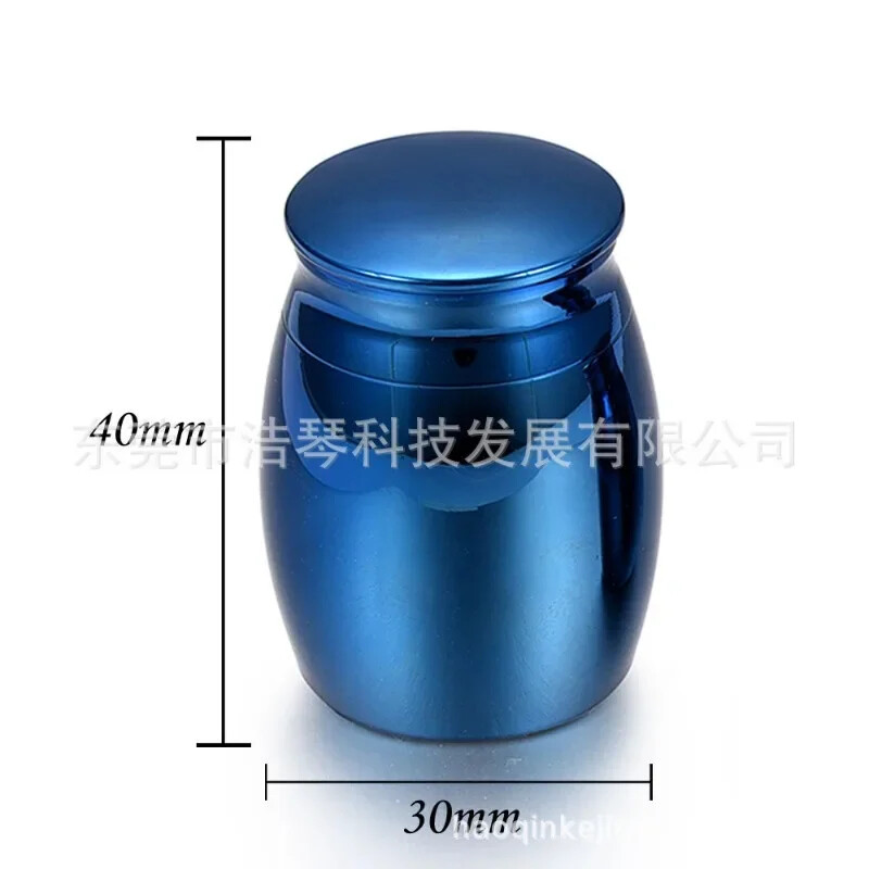 Urne de amintire pentru incinerație de iepure și lună drăguț pentru cenușa umană a animalelor de companie Mini sicriu funerar mic din oțel titan Borcan memorial al îngerului