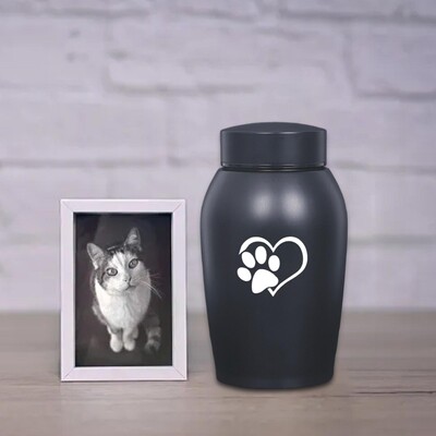 Šunų kačių pelenai laidotuvių kremavimo urnos atminimo dovana Išsaugoti prisiminimus Gyvūno laidojimo Patvari nerūdijančio plieno naminių gyvūnėlių urna Aukščiausios kokybės urna