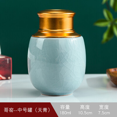 Urnă memorială pentru animale de companie, cenușă pentru animale de companie de dimensiune centrală, frunze de glazură crăpate din ceramică, cenușă decorativă, Coffi funerar pentru memorial animalelor