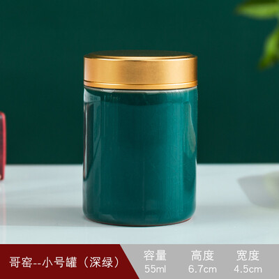 Urnă memorială pentru animale de companie, cenușă pentru animale de companie de dimensiune centrală, frunze de glazură crăpate din ceramică, cenușă decorativă, Coffi funerar pentru memorial animalelor