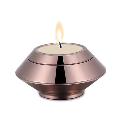 Urne mici de amintire pentru cenușă umană Recipient pentru urne funerare Memorială Suport pentru lumânări Urnă din oțel inoxidabil Suport pentru cenușă memorială