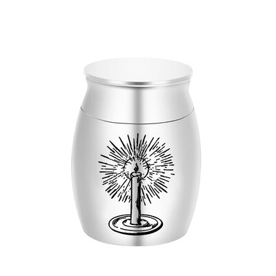 Urne mici pentru cenușă umană sculptură lumânări model mini urnă pentru cenușă amintire urne de cremare Suport pentru cenușă memorială