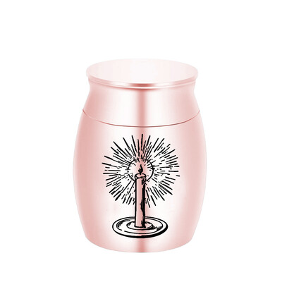 Urne mici pentru cenușă umană sculptură lumânări model mini urnă pentru cenușă amintire urne de cremare Suport pentru cenușă memorială