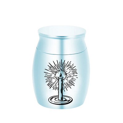 Urne mici pentru cenușă umană sculptură lumânări model mini urnă pentru cenușă amintire urne de cremare Suport pentru cenușă memorială