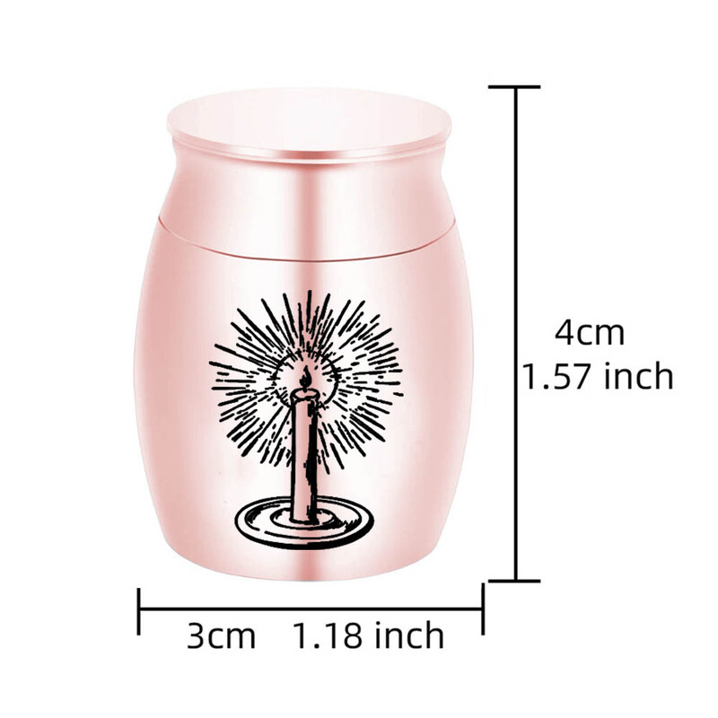 Urne mici pentru cenușă umană sculptură lumânări model mini urnă pentru cenușă amintire urne de cremare Suport pentru cenușă memorială