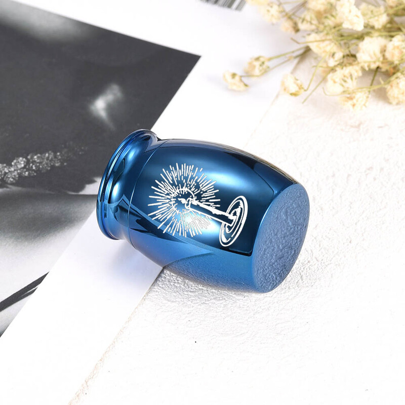 Urne mici pentru cenușă umană sculptură lumânări model mini urnă pentru cenușă amintire urne de cremare Suport pentru cenușă memorială