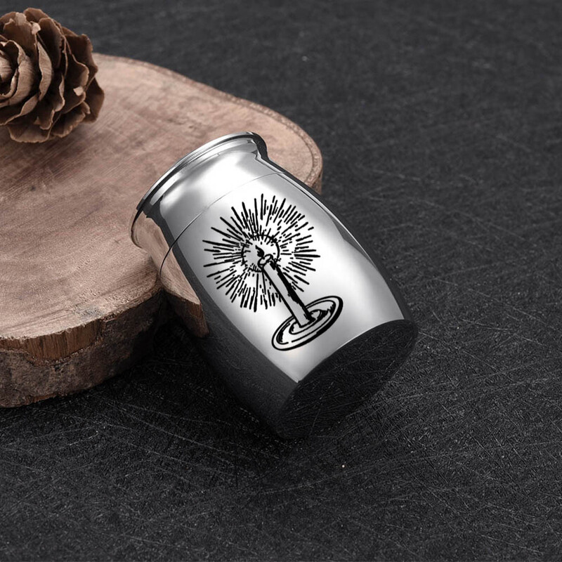 Urne mici pentru cenușă umană sculptură lumânări model mini urnă pentru cenușă amintire urne de cremare Suport pentru cenușă memorială