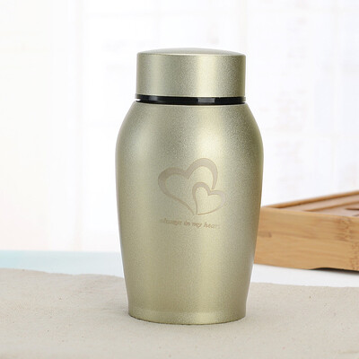 Urne multicolore din oțel inoxidabil pentru animale de companie, câine, pisică, pasăre, șoarece, cenușă de incinerare, urnă sigilată, consumabile funerare pentru câini, borcan de suvenir pentru animale de companie