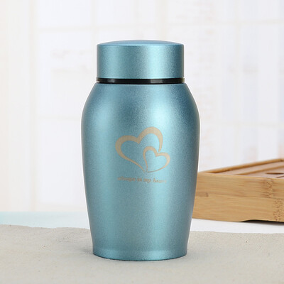 Urne multicolore din oțel inoxidabil pentru animale de companie, câine, pisică, pasăre, șoarece, cenușă de incinerare, urnă sigilată, consumabile funerare pentru câini, borcan de suvenir pentru animale de companie