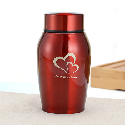 Urne multicolore din oțel inoxidabil pentru animale de companie, câine, pisică, pasăre, șoarece, cenușă de incinerare, urnă sigilată, consumabile funerare pentru câini, borcan de suvenir pentru animale de companie