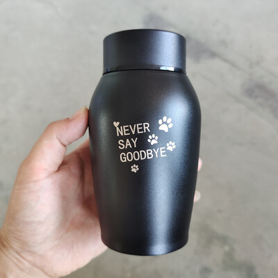 Urne multicolore din oțel inoxidabil pentru animale de companie, câine, pisică, pasăre, șoarece, cenușă de incinerare, urnă sigilată, consumabile funerare pentru câini, borcan de suvenir pentru animale de companie