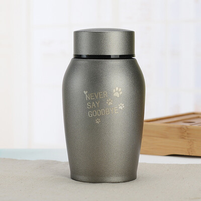 Urne multicolore din oțel inoxidabil pentru animale de companie, câine, pisică, pasăre, șoarece, cenușă de incinerare, urnă sigilată, consumabile funerare pentru câini, borcan de suvenir pentru animale de companie