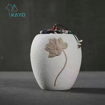 Suport pentru urne de cenușă mare, din ceramică, sicrie de cenușă memorială, urne de incinerare pentru animale de companie umane, suveniruri de memorie sigilate, cadou de înmormântare