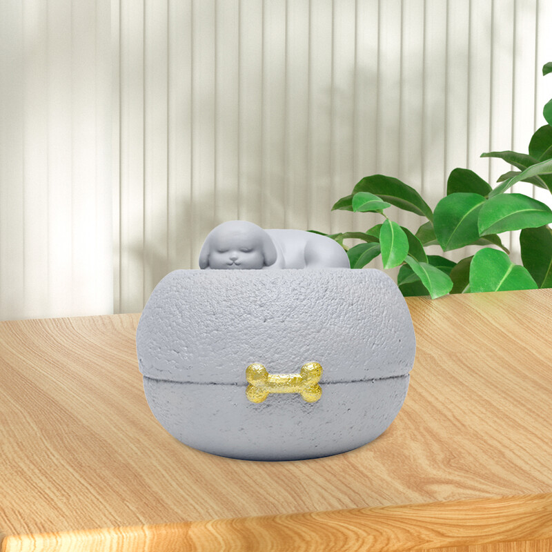 Naminių gyvūnėlių urnos kremavimo atminimo urnos organizatorius atminimo dėklas Atminties urnos dėžutė, kurioje saugoma brangi įsimintina karsto atminimo atminimo dėžutė