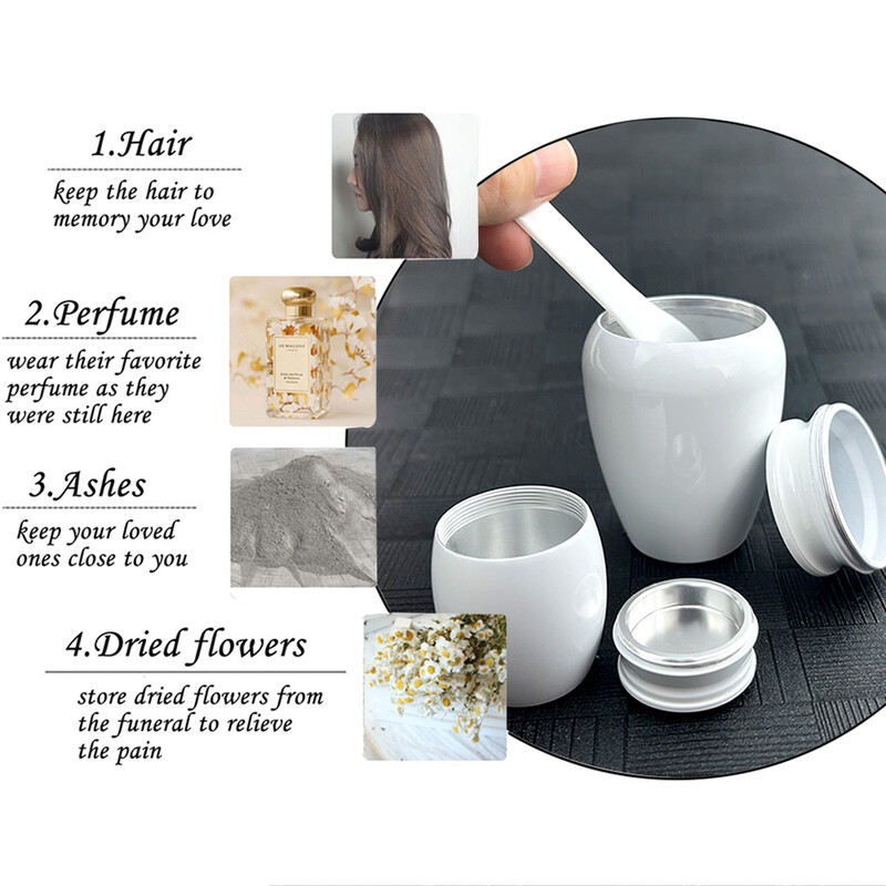 Mini életfa urnák emberi hamu számára, rozsdamentes acél Hamvasztásos emlékurna hamutartónak Emlék Emberi vagy kisállat hamutartó