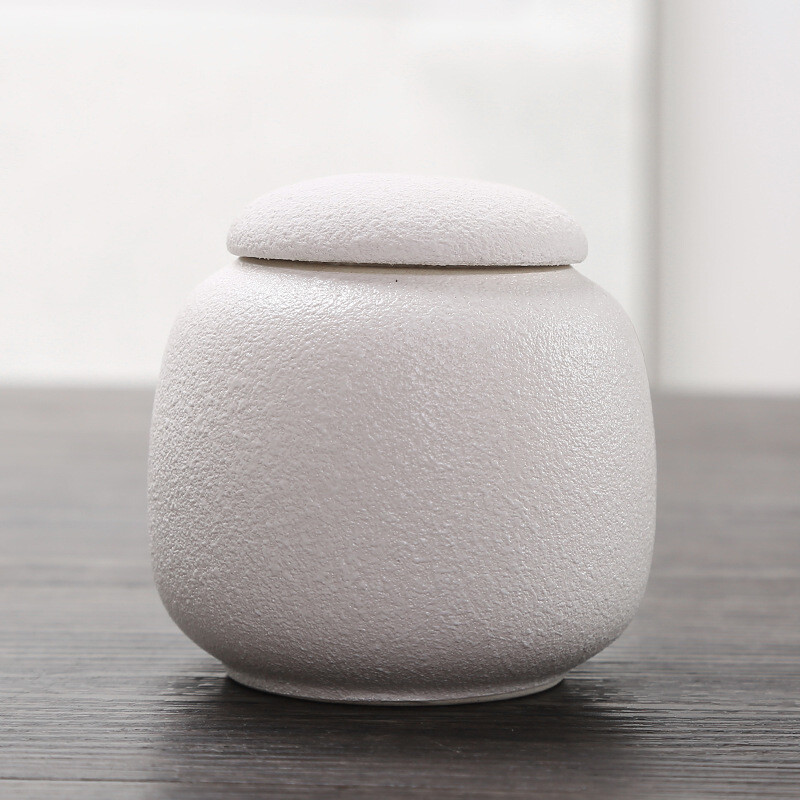 Cutie pentru animale de companie Mini urne pentru pisici pentru cenușă Urnă funerară din ceramică pentru cenușă Memoriale pentru animale funerare Urnă funerară pentru incinerație umană