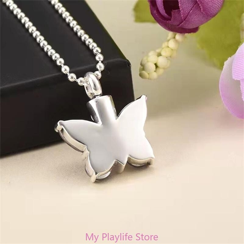 Colier cu pandantiv cu urne pentru animale de companie, pentru pisici, câini, bijuterii memoriale de cenușă, colier cu pandantiv cu urne de incinerare pentru animale de companie