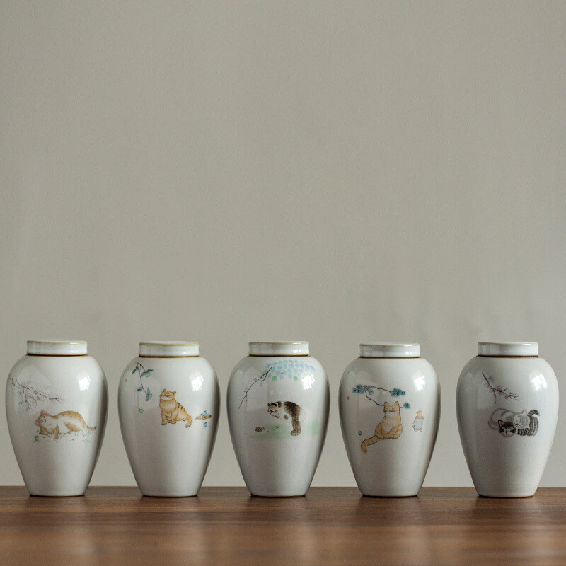 Kisállat-urna Szép, finom, nedvességálló fogak szakáll emlékgyűjtemény Kutya-urna macska-urna Szentírás-tartállyal kisállat hamvaihoz