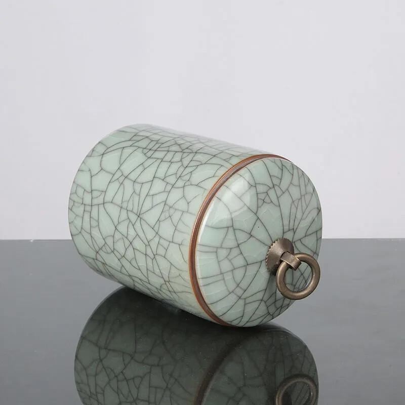 Urnă ceramică pentru animale de companie Urnă personalizată Înmormântare funerară Animale mici Recipiente pentru cenușă Mormânt Animale de companie decedate Amintiri Borcan închis domnișoară