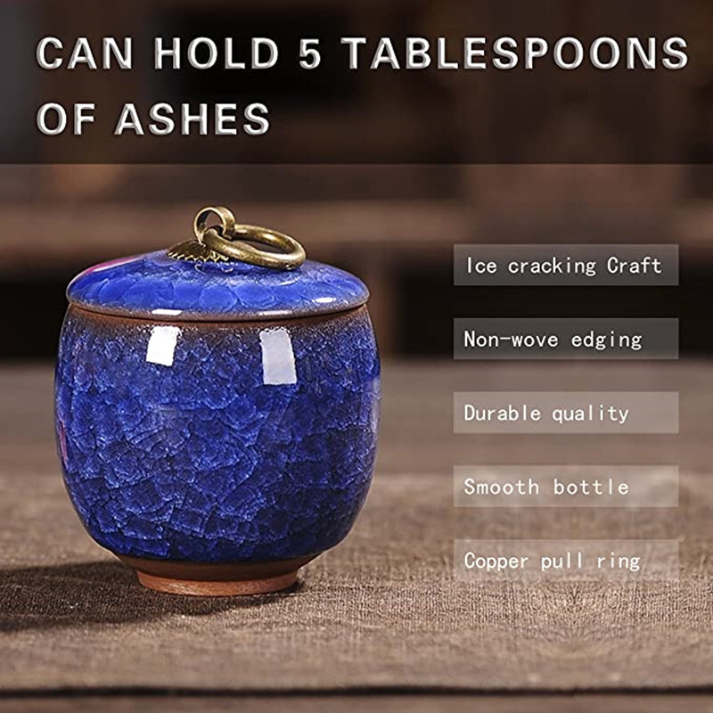 Urne mici pentru cenușă umană - Urne jetoane - Urne ceramice pentru incinerare de amintire