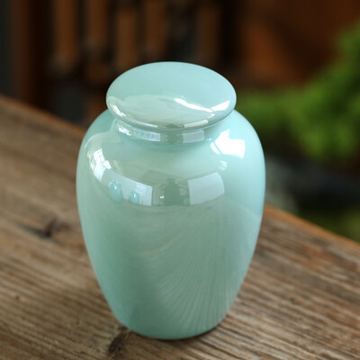 Urnă pentru cenușă pentru animale de companie - Urne memoriale de incinerare în formă de pisică - Urne decorative negre realizate manual pentru înmormântare, Urnă pentru pisici, Urnă pentru câini