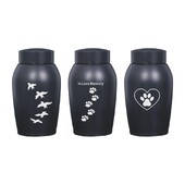 Kisállat hamu urna temetése Emlékek megőrzése Szuvenír koporsó kellékkészlet rozsdamentes acél tartós tárolás Hamvasztási emlékurna