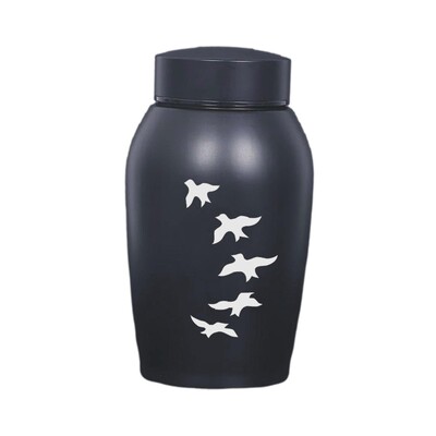 Kisállat hamu urna temetése Emlékek megőrzése Szuvenír koporsó kellékkészlet rozsdamentes acél tartós tárolás Hamvasztási emlékurna