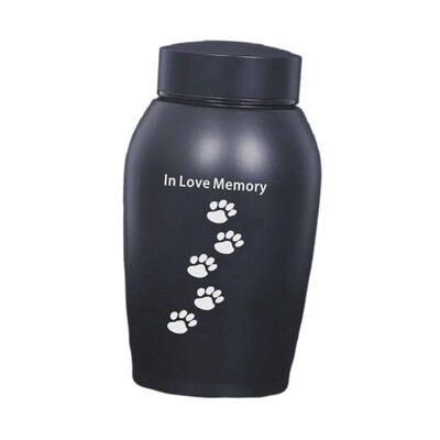 Kisállat hamu urna temetése Emlékek megőrzése Szuvenír koporsó kellékkészlet rozsdamentes acél tartós tárolás Hamvasztási emlékurna