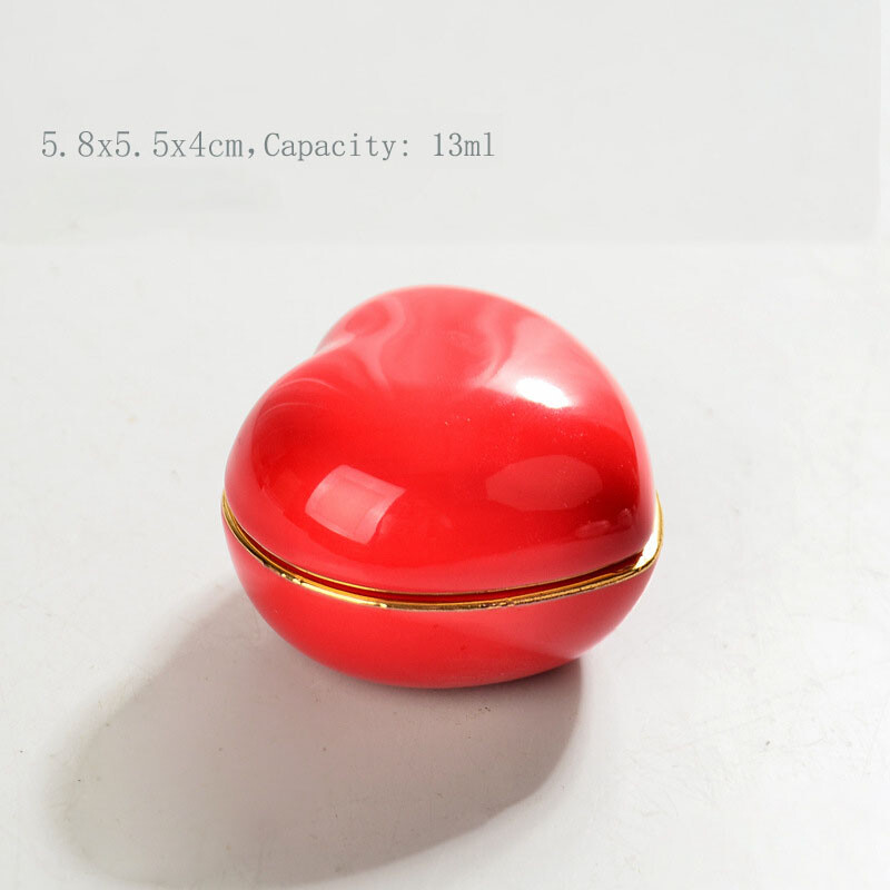 Urnă pentru animale de companie din ceramică, sicriu memorial pentru câine, sicriu funerar, capacitate de 13 ml, roșu, roz, sigilat, multifuncțional