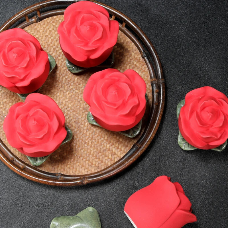 Kerámia hamvasztásos urnák emberi hamu számára, kisállat-urnák, állati rózsavirág emlékmű, temetési konténer macskák és kutyák számára