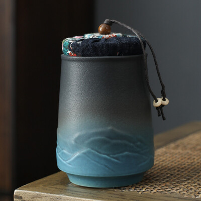 Urnă cu cenușă pentru animale de companie din ceramică treptată Suport pentru cenușă pentru incinerare Animal mic Papagal Păsări Funerar Sicriu memorial Urne de înmormântare în nișă