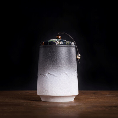 Urnă cu cenușă pentru animale de companie din ceramică treptată Suport pentru cenușă pentru incinerare Animal mic Papagal Păsări Funerar Sicriu memorial Urne de înmormântare în nișă