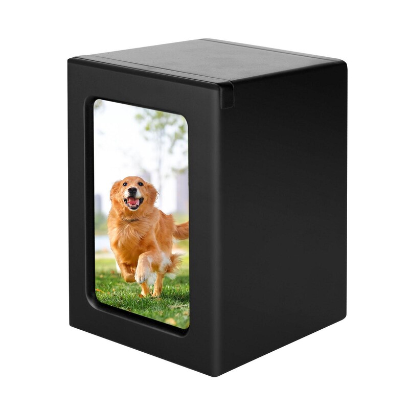 Urna za kremiranje kućnih ljubimaca Okvir za uspomenu s okvirom za fotografije Suveniri za uspomenu na psa za uspomenu na psa Spomen kutija za kućne ljubimce Urne za mačke Urne za kućne ljubimce Drvena urna