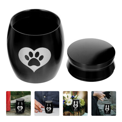 Įsimintina naminių gyvūnėlių urna Delikati kremavimo urna Puikaus rašto katės urnos gyvūnų reikmenys