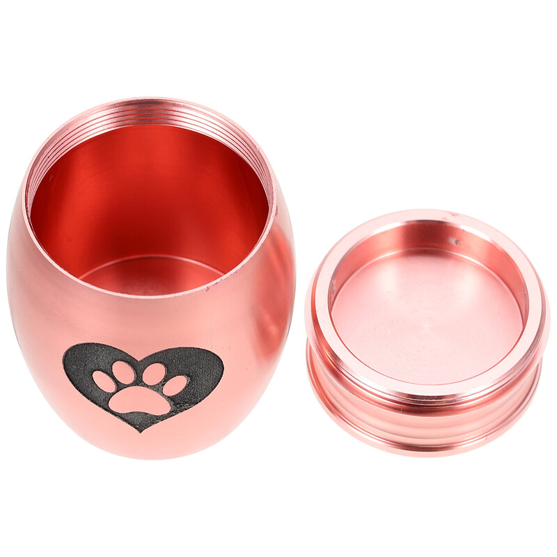 Įsimintina naminių gyvūnėlių urna Delikati kremavimo urna Puikaus rašto katės urnos gyvūnų reikmenys