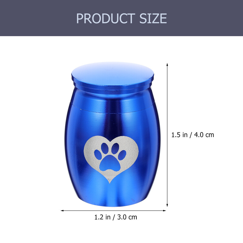 Įsimintina naminių gyvūnėlių urna Delikati kremavimo urna Puikaus rašto katės urnos gyvūnų reikmenys