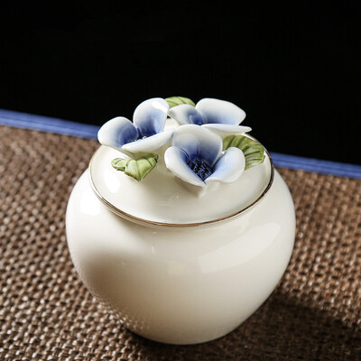 Borcan pentru cenușă funerară Urnă pentru incinerație umană Suport pentru cenușă pentru animale de companie Suport din ceramică Urne pentru cenușă pentru prieteni Sicriu sigiliu Borcan de depozitare